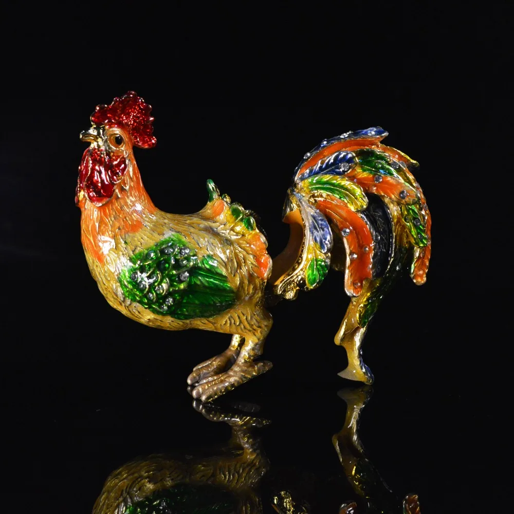 Qifu металл ремесло Золотой Прекрасный курица домашнее украшение