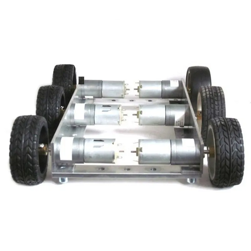 DIY 6WD 1:34 Metal Smart RC Robot Car 330RPM 0.24A Remote Control Robot Chassis Base Kit & 12V CGM- - 33034409587
