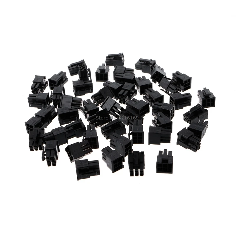 

For 50Pcs/Pack 4.2mm 6P 6 Pin Male Power Connector for PC Computer PCI-E Plastic Shell Promotion
