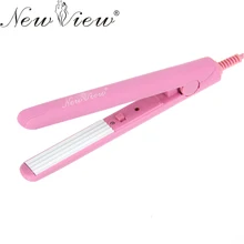 NewView Mini Hair Curler Styler Pink Electric Corrugated Hair Curling Iron Curls Volume Styling Tools