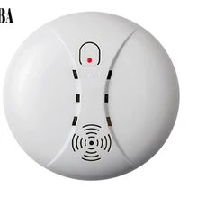 Беспроводной детектор дыма, датчик дыма, пожарный датчик 433 МГц, датчик Пожарной Сигнализации, работает с охранной домашней сигнализацией