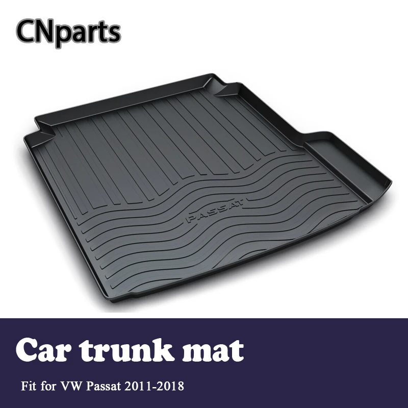 

CNparts Car Cargo rear trunk mat For VW Passat 2011 2012 2013 2014 2015 2016 2017 2018 Boot Liner Tray Anti-slip mat Accessories