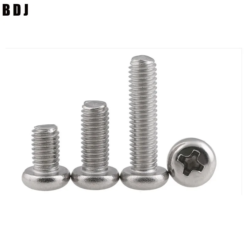 GB818 M1.6 M2 M2.5 M3 M4 M5 M6 ISO7045 DIN7985 304 Нержавеющая сталь самонарезающие винты с