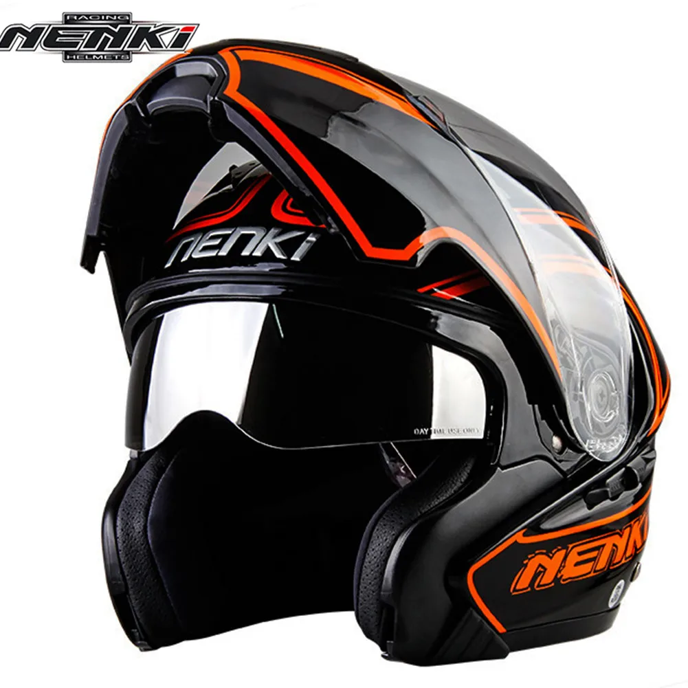 

Modular Motorcycle Helmet Flip Up Capacetes de Motociclista Moto Helmets for Motorcycle NENKI 815 Racing Helmets