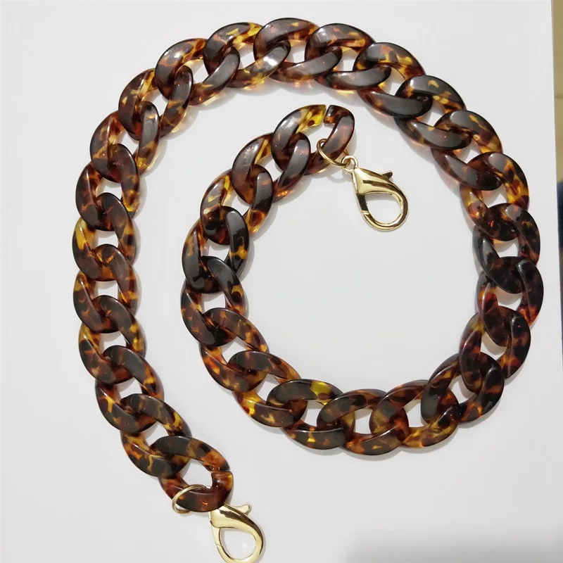 IKE MARTI 1 шт. 60/120 см акриловой смолы цепи для accessorieshandiy Для женщин Пластик кошелек цепи ремни для Сумки