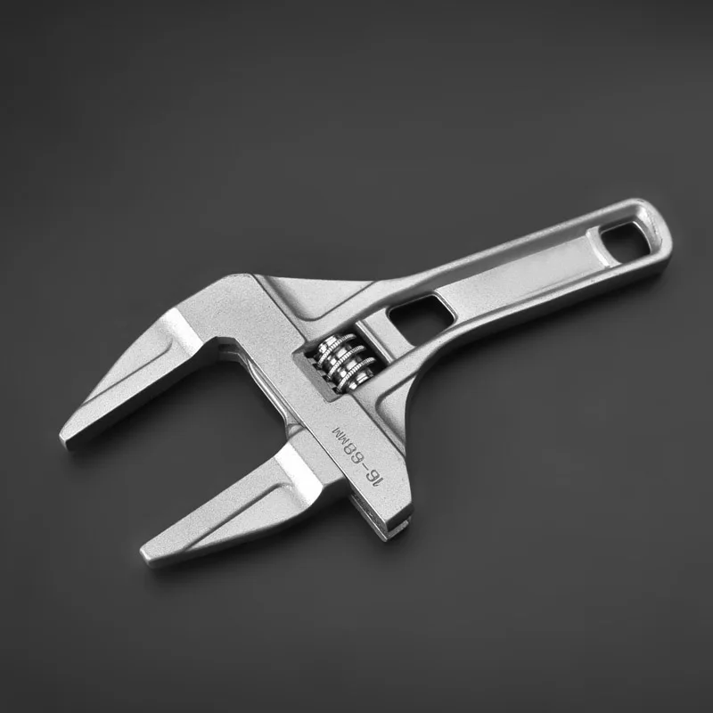 

16-68mm Mini Adjustable Spanner Wrench Short Shank Large Openings Ultra-Thin Top Quality Water pipe wrench