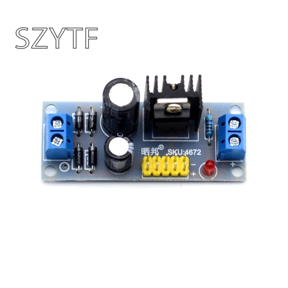 1 шт. LM7805 7 5 V 35 5V понижающий преобразователь 1.2A регулятор Питание модуль|power