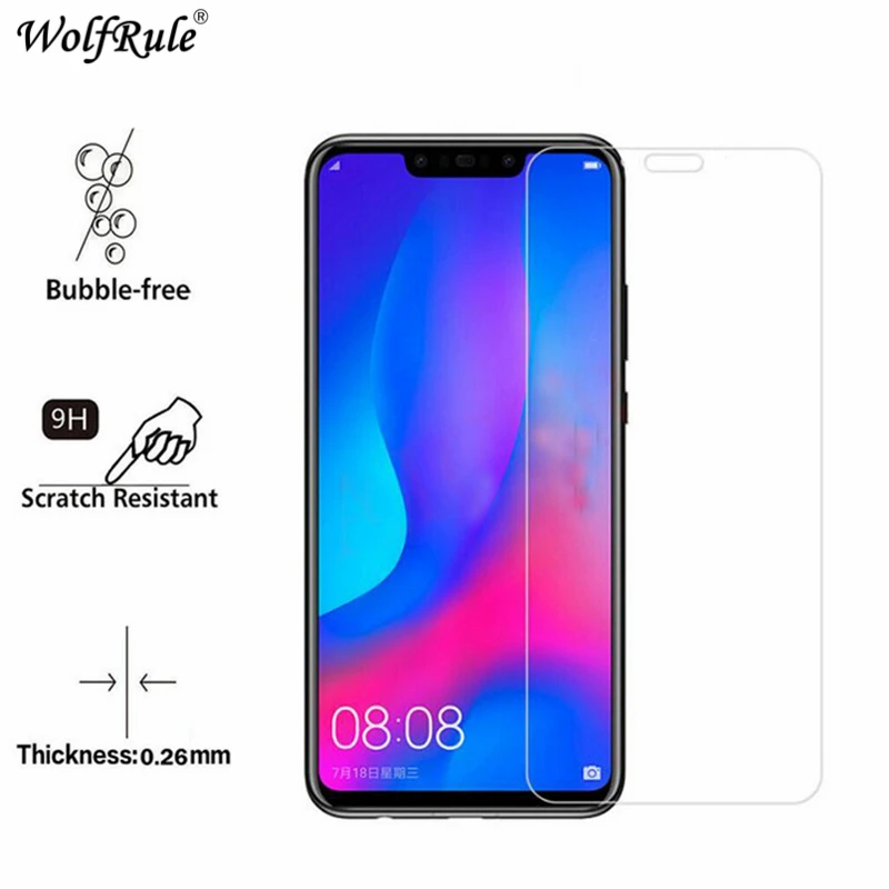 Закаленное стекло Huawei Nova 3i 2 шт. твердость 9H Защита экрана для Защитная пленка Nova3i
