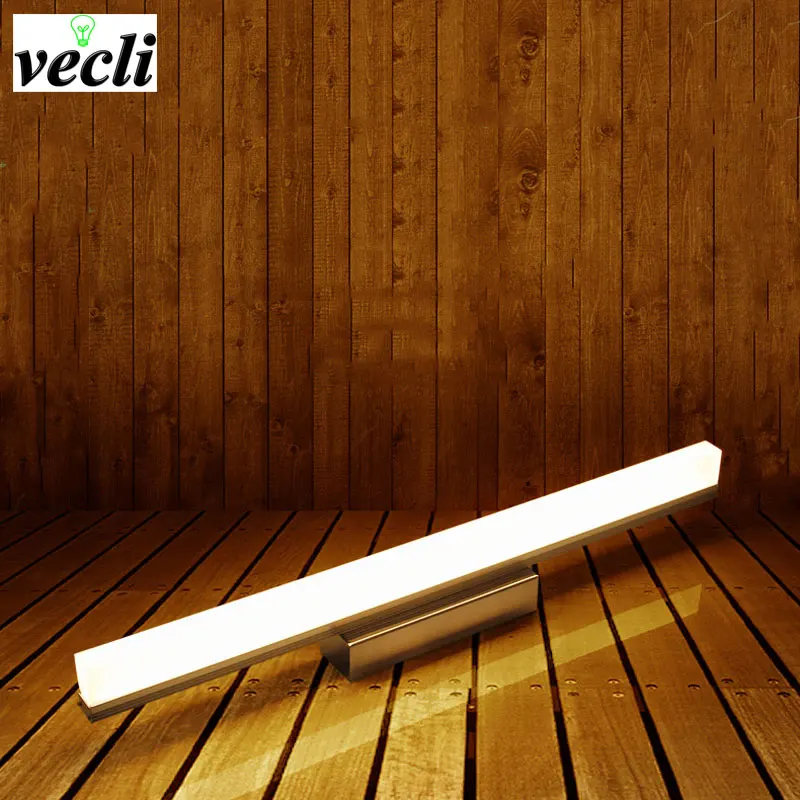 12 w 490 mm led bagno specchio luce frontale led in acciaio inox a parete
