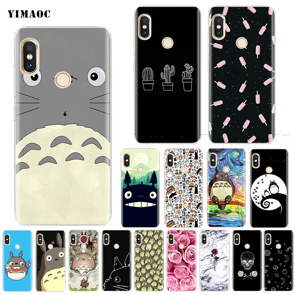 YIMAOC Мой сосед Тоторо чехол для Xiaomi Redmi Mi Note MAX 3 6a 7 8 9se mix 2s a1 a2 Lite mi6 mi8 se pocophone