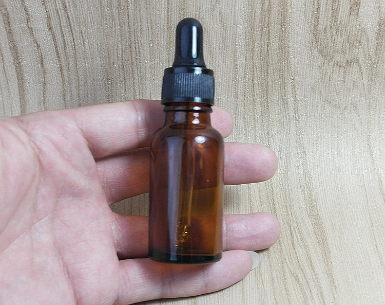 5pcs 20ml  Glass Dropper bottle Mini Glass essential Oil bottle with glass hose Glass vials
