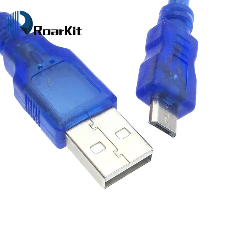 Фото Micro USB кабель для pro micro leonardo DUE R3 D1 mini NodeMcu V3 TP4056 18650 плата 30 см №1