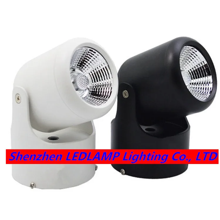 10 Вт 20 Вт COB светодиодный светильник с поверхностным креплением потолочный Точечный светильник вращение на 360 градусов Потолочный светильник белый AC85-265V
