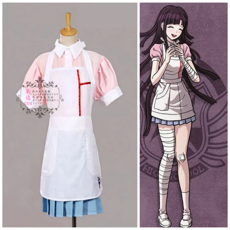 Vestito COSPLAY DANGAN RONPA 2 Danganronpa Mikan Tsumiki cos