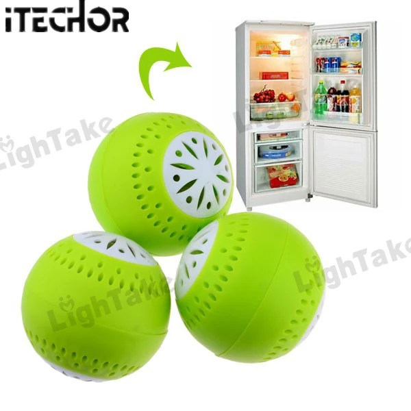 ITECHOR 2 مجموعات/وحدة 3 في 1 الثلاجة مزيل العرق الثلاجة امتصاص رائحة إزالة الطازجة كرات المنزلية تنقية الهواء