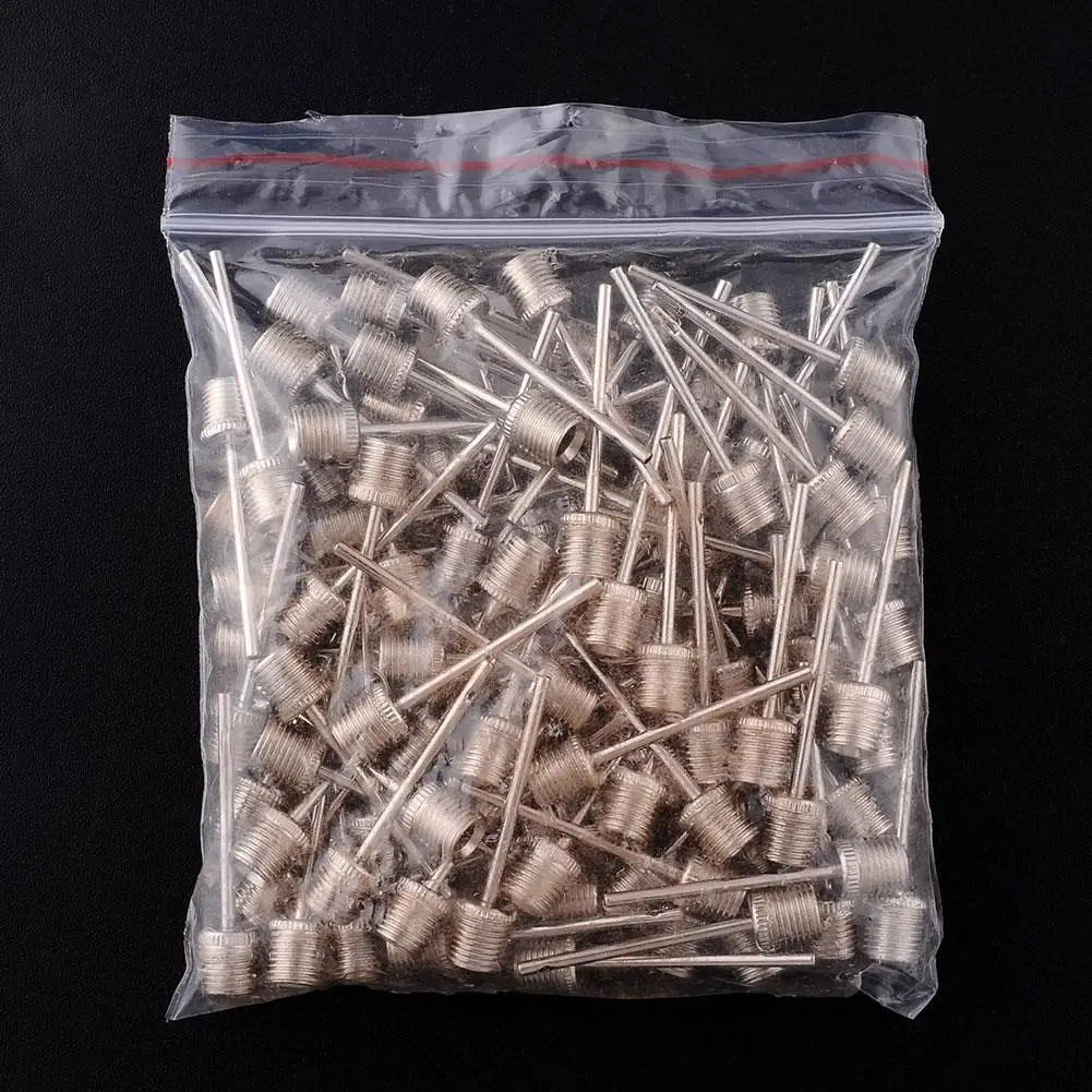 

100Pcs Basketball Soccer Sports Pin Adapter Inflator Needle Pump Gas Needle Dedicated Gas Needle Inflatable Ball Accessories