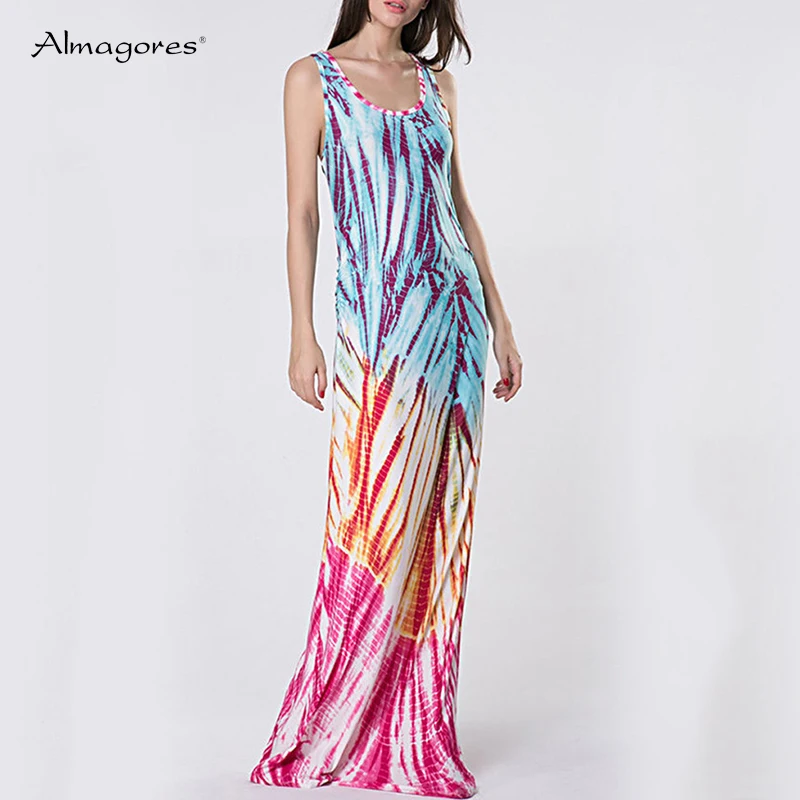 Almagores 2018 Новый стиль летнее платье Для женщин Сексуальная рукавов Bodycon Vestidos