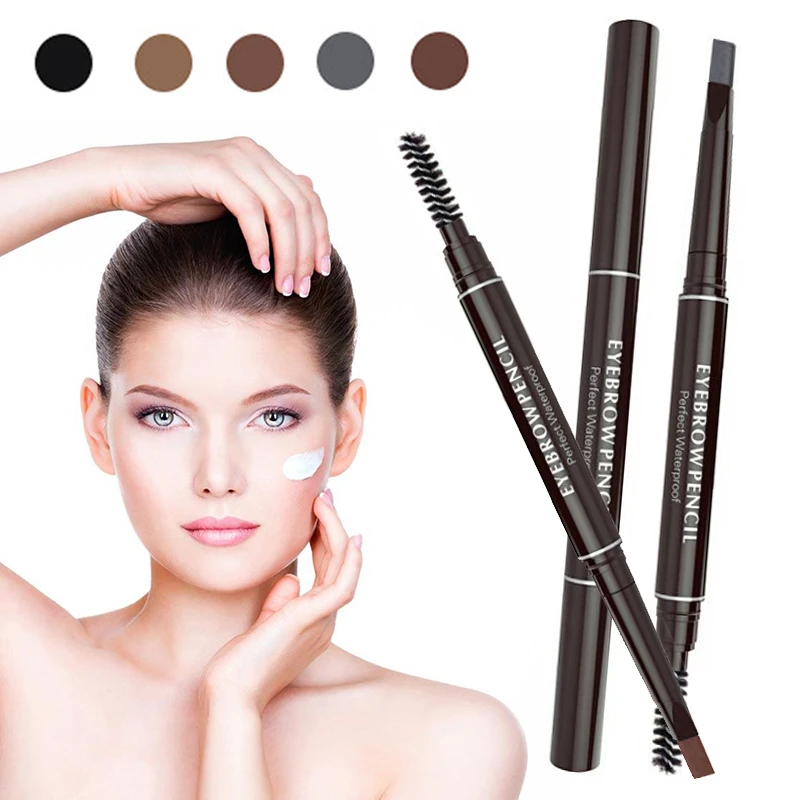 

1pcs Makeup Automatic Pro Waterproof Pencil Makeup 5 Style Paint Eyebrow Pencil Cosmetics Brow Eye Liner Tools Eyebrow Pomade