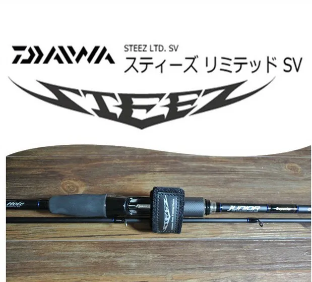 

2 pcs daiwa lure rod Bandage elastic beam with tie rod with two wrist with a black swathe