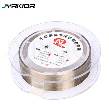 

0.05 / 0.06 / 0.08 / 0.1mm Gold Molybdenum Wire LCD Cutting Glass Of Separation Line for iPhone Samsung Mobile Phone Repair