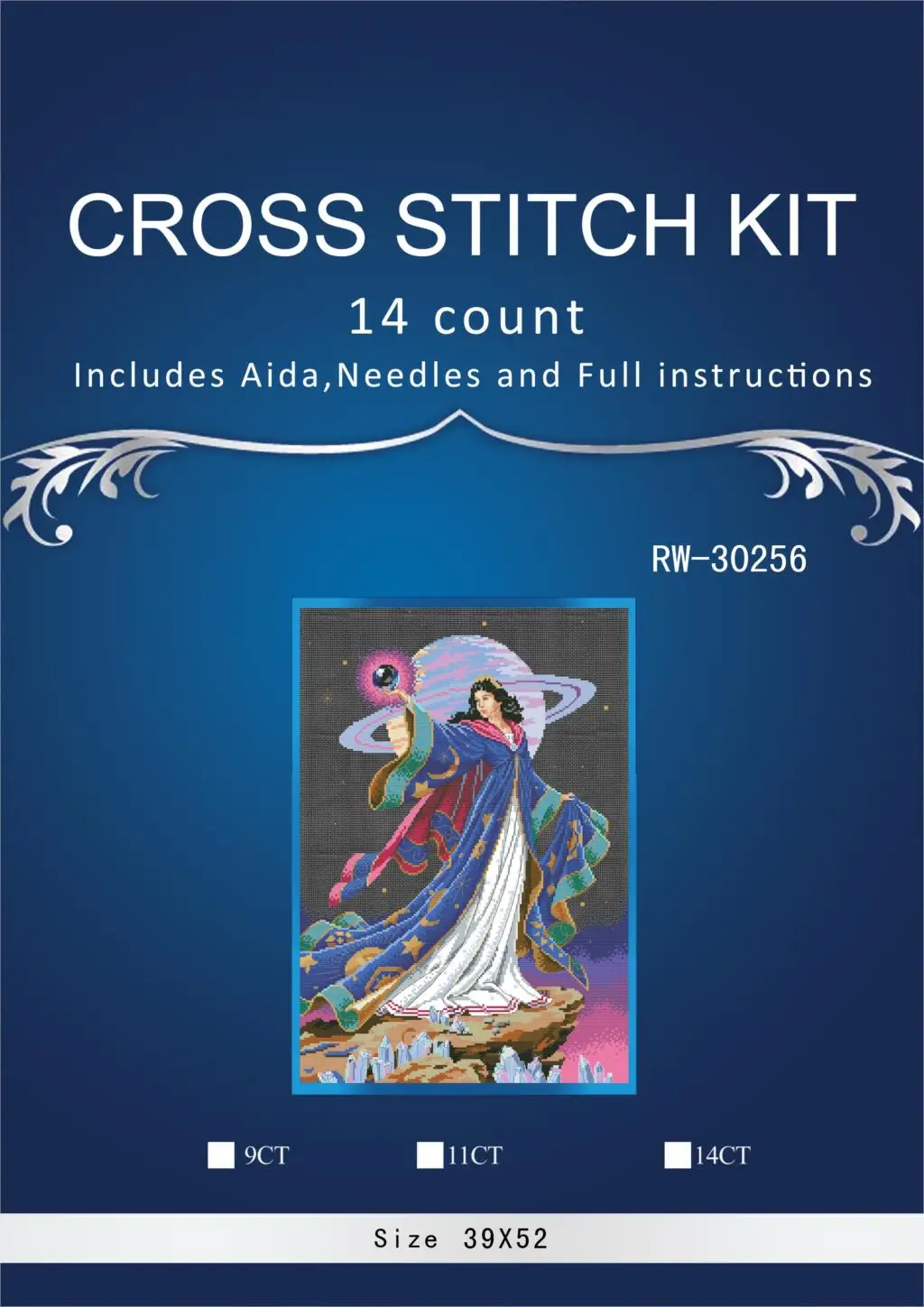 Beautiful Lovely Counted Cross Stitch Kit Alluring Sorceress Earth Universe Fairy at Night dim 72425 41X54CM 14CT | Дом и сад