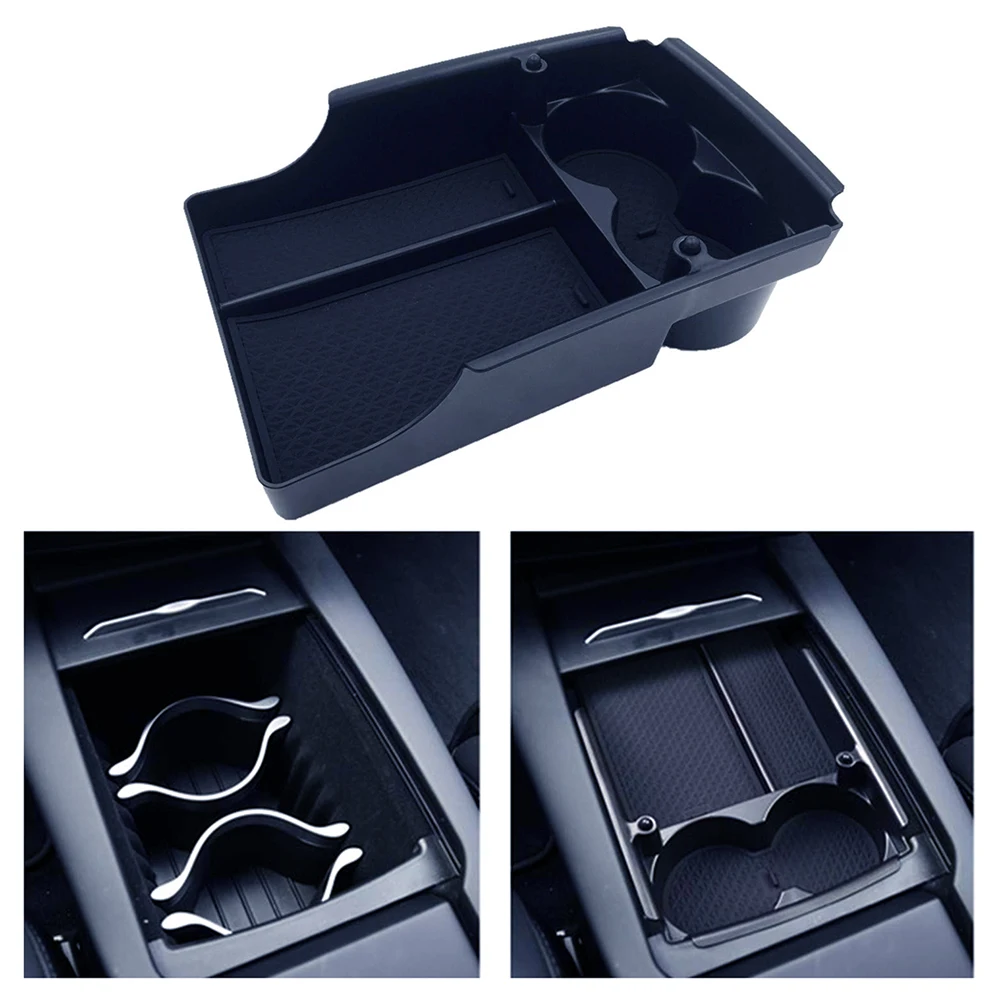 

For Tesla Model S/X Centre Organizer Tray Console Armrest Storage Box and Cup Holders 2016\2017\2018 Plate Container Accessory