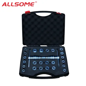 

ALLSOME Bicycle Bottom Bracket Hub Bike BB Axis Bearing Removal Press Installation Tool Kit Set Hand Tool Set HT1637