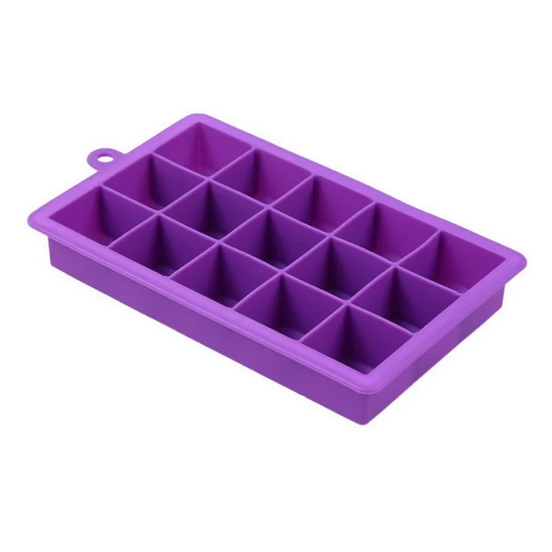 Hoomall 15 Сетки Ice Cube Maker Плесень лоток желе пудинг Бар Инструмент еда класс силиконовые формы шоколада льда кухонные принадлежности
