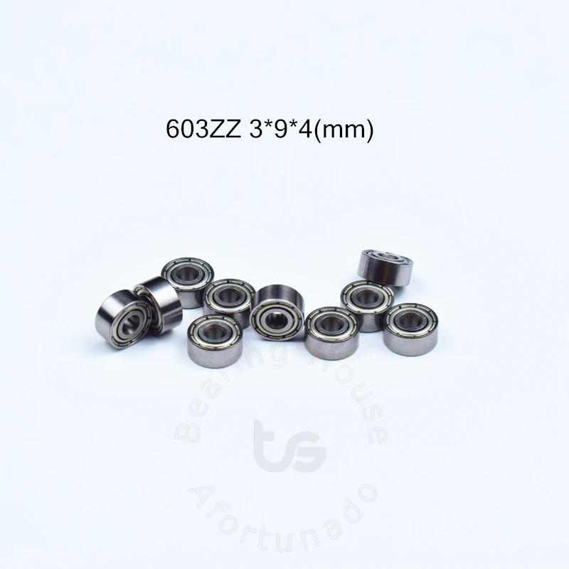 603 603zz 603ZZ 4 bearing 3*9*4(mm) free shipping ABEC 5 metal Sealed