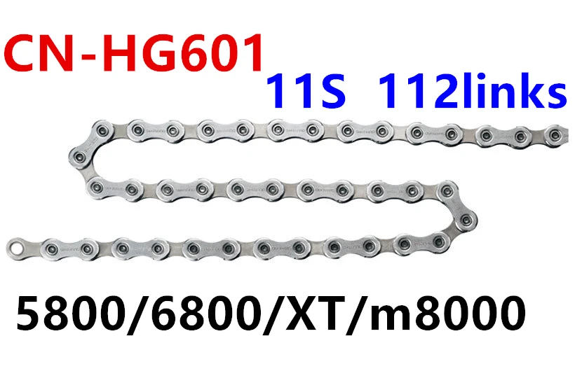 Discount Shimano HG601 chain CN-HG701 hg901 Ultegra 11 Speed Chain 5800 R8000 XT M8000 Road Mountain cycling bicycle Chains 2