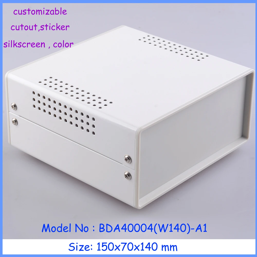 

1 piece top quality power supply iron case for diy design 150*70*140mm Metal iron light box white iron enclosures 150*70*140mm