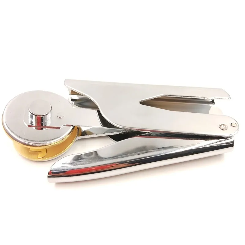 Портативный металлический ручной обычный уплотнитель стальная печать заказ