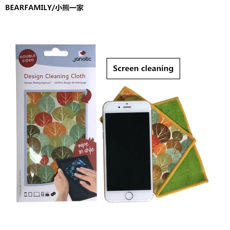 Mobile Accessories microfiber cleaning cloth for iPhone,iPad,iMac,MacBook,Xiaomi screen cleaning fingerprint remove Computer TV