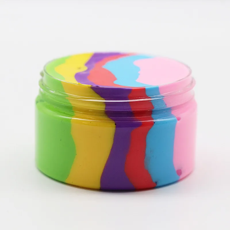 

Baby Multiple Styles Modeling Clay Toddler 7 Colors Rainbow Drying Play Light Clay Toys Kid DIY Mud Plasticine Imprint Magic Toy