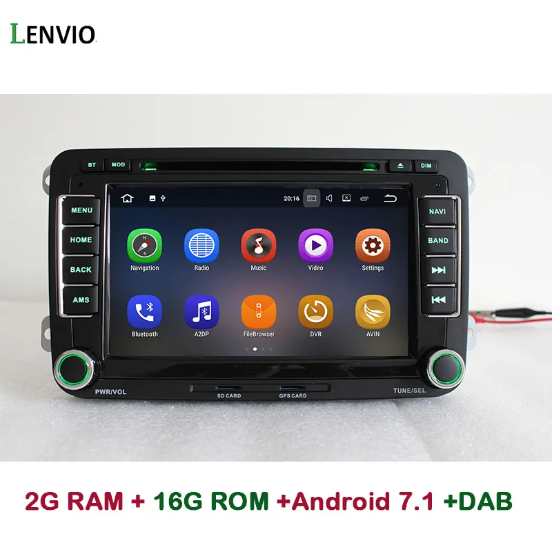 Top Lenvio 2GB RAM 2 Din Universal Android 7.1 CAR GPS DVD Player For Universal Volkswagen VW GOLF 5 6 PASSAT CC T5 Bora Jetta WIFI 0 Top Lenvio 2GB RAM 2 Din Universal Android 7.1 CAR GPS DVD Player For Universal Volkswagen VW GOLF 5 6 PASSAT CC T5 Bora Jetta WIFI 0