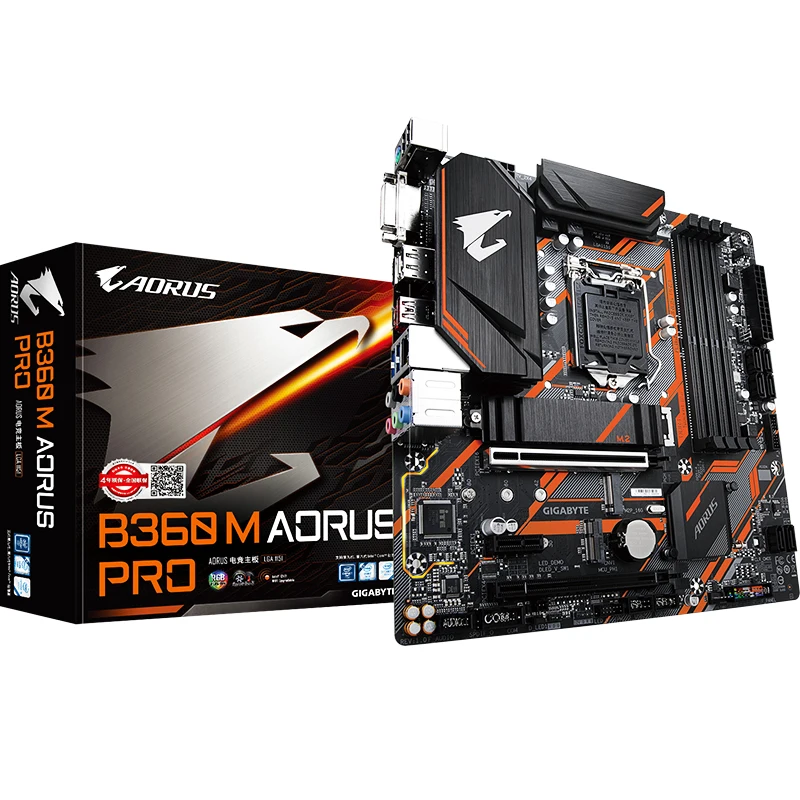 Материнская плата для Gigabyte AORUS PRO оригинальная материнская настольного ПК B350 B360M