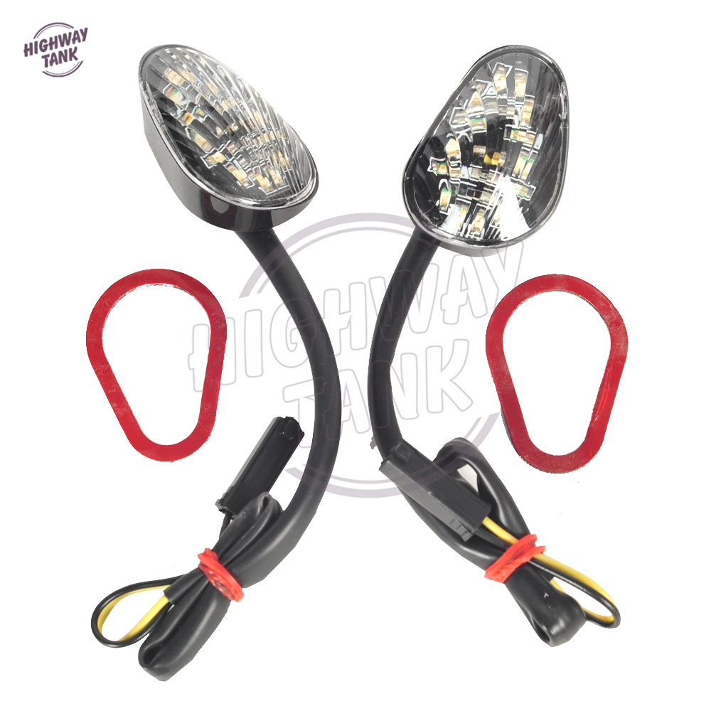 1 Пара мотоциклетный светодиодный чехол для Suzuki DL 650/1000 2004 2008 Bandit 600S 2000 2007|flush