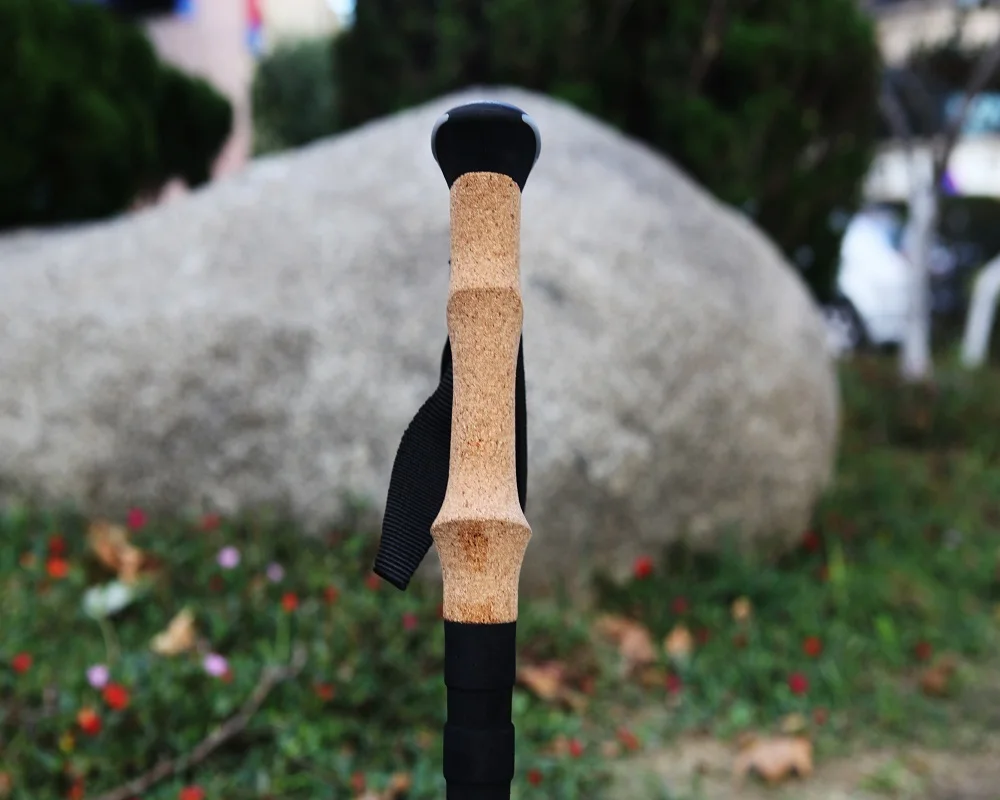 2 шт. углеродное волокно походные палки пробковая ручка прочные трости для ходьбы Сверхлегкий
