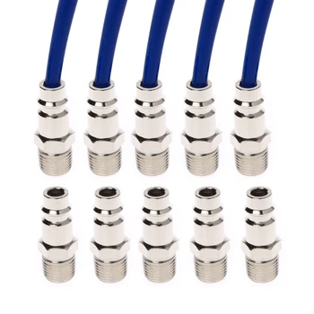 

Euro Air Line Hose Fitting Connector Quick Release 1/4 Inch BSP Male Thread