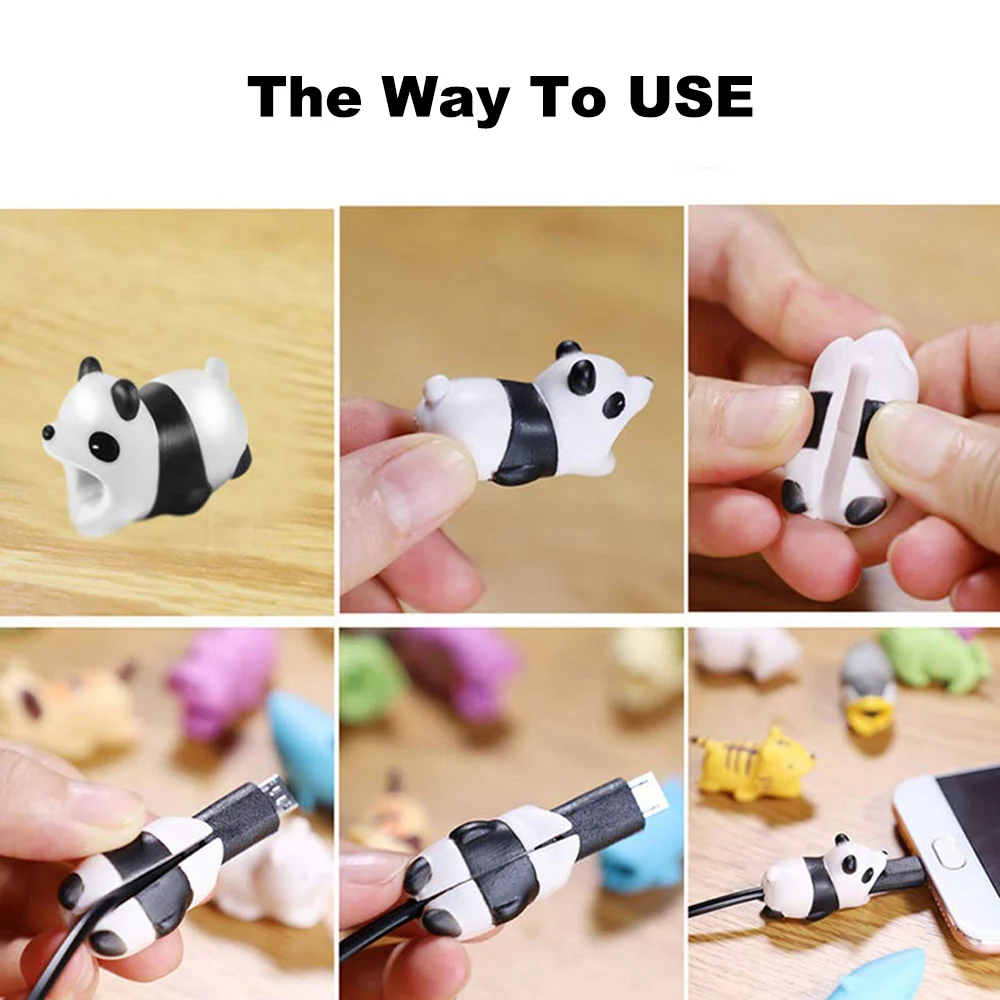 Зарядный кабель для сматывания укусов, Защитная крышка для Apple iPhone, USB кабель для зарядного устройства, шнур, восхитительный защитный кабель для телефонов