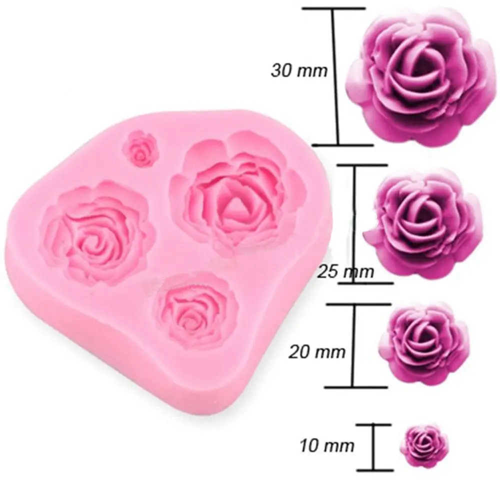 Silikonformen Rose - 3D Blumenformen Für Seife, Kerzen & Schokolade