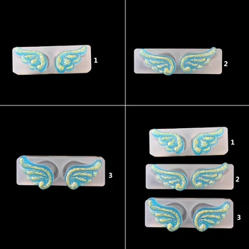 

Crystal Angel Wings Resin Casting Mold DIY Handmade Silicone Mold Jewelry Making