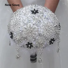 Stunning Crystal Beaded Wedding Bouquet Wedding Accessories High Quality Luxury Bouquets Bridal Bouquet