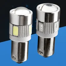 2 stücke BA9S T4W T11 233 363 Super helle 6 SMD 5630 5730 LED Auto parkplatz licht lesen Innen Lampen motor Lampen 12V 2X