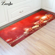 Zeegle фланелевая губка рождественские подарки декор с принтом полосатый ковер для гостиной Санта Добро пожаловать коврик на порог напольный коврик Tapete