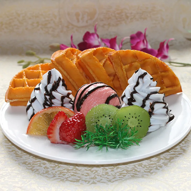 

Customize artificial dish fruit mcmuffins artificial food model Min.Order $10