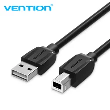 Vention USB 2,0 кабель для принтера тип A папа-папа B Синхронизация данных 3 м 2 м 1 м USB кабель для печати для Canon Epson сканер hp принтер USB