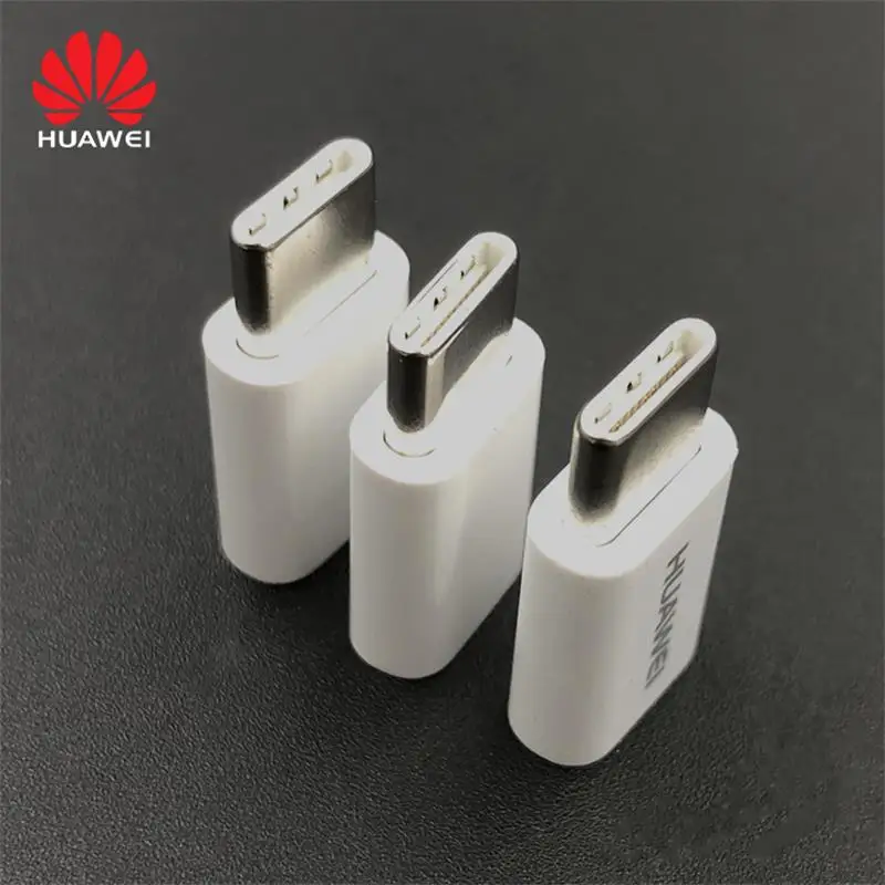 

Original HUAWEI P20 lite Micro USB to Type C Converter Data Charging Adapter For Honor 8 v8 9 V9 V10 P9 P10 PLUS mate 9 mate 10