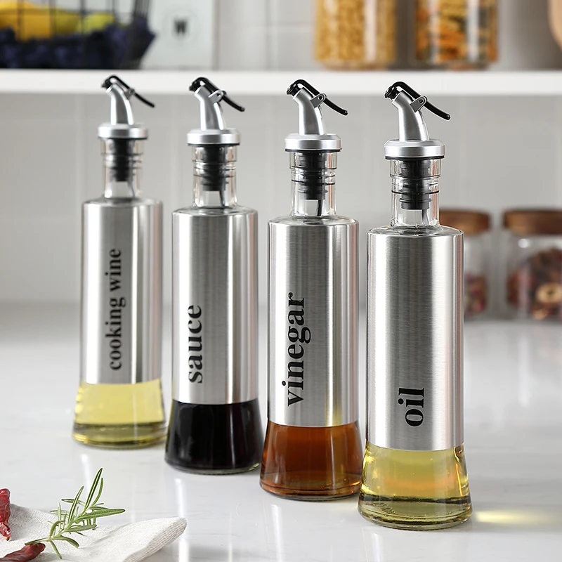 Heart move low price Vinegar Dispenser and Soy Sauce Dispenser Set of 3