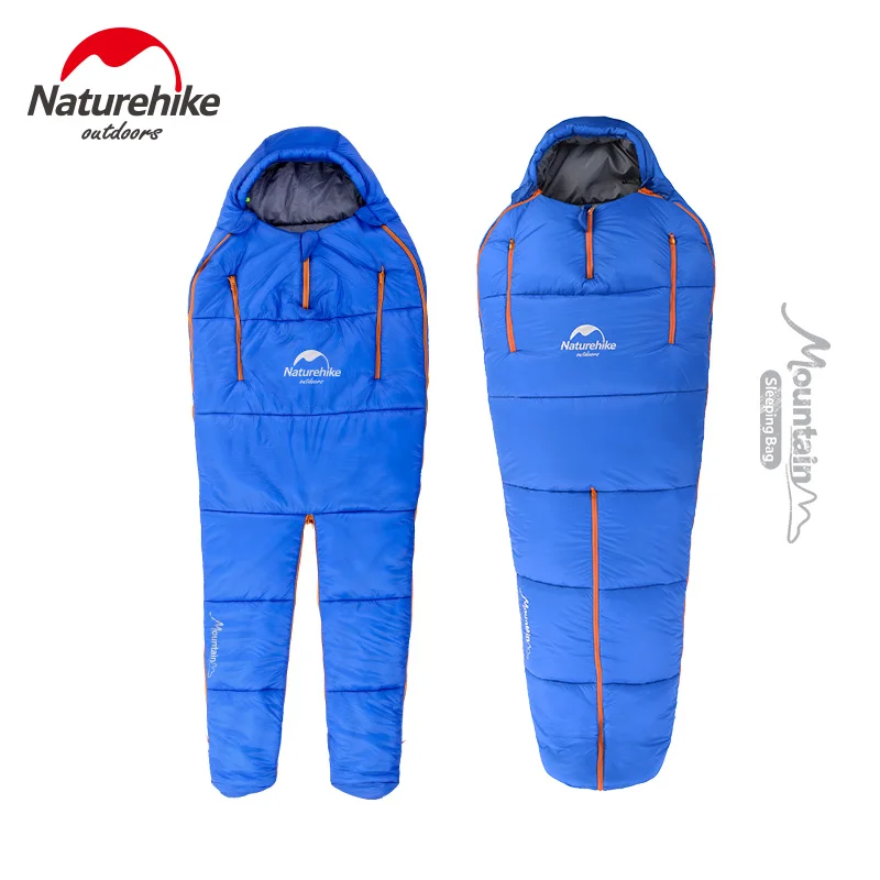 NatureHike 1 Person Sleeping Bag Outdoor Cotton Waterproof Camping Ultralight Sleeping Bag 